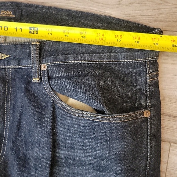 Polo Ralph Lauren PRL Jeans Mens‎ 36x32 (36x33) Varick Slim Straight Blue Denim - Picture 12 of 14